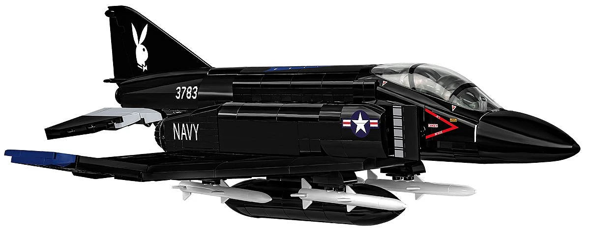 COBI 5899 1/48 FF-4S Phantom II "Black Bunny" Jet Fighter Block Model (608 Pieces)
