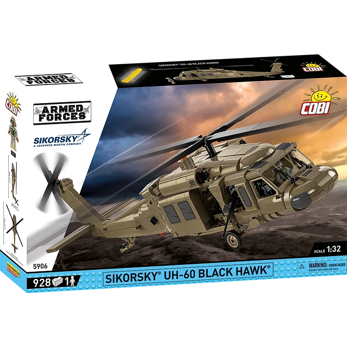 COBI 5906 1/48 SIKORSKY UH-60 BLACK HAWK Block Model (928 Pieces)