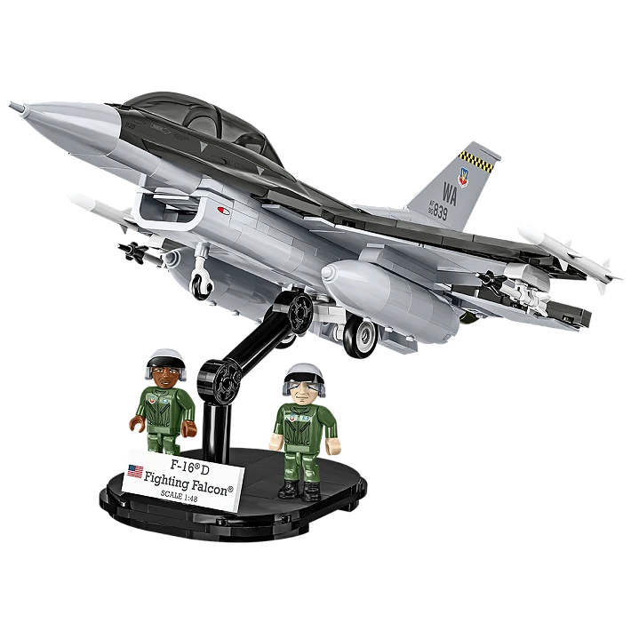 COBI 5914 1/48 Armed Forces Lockheed Martin F-16D Fighting Falcon Model Set (436 Pieces)