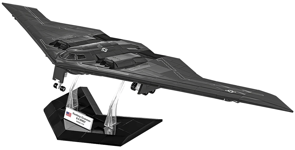 COBI 5916 1/100 Northrop Grumman B-2 Spirit Block Model Aircraft Set (1109 Pieces)