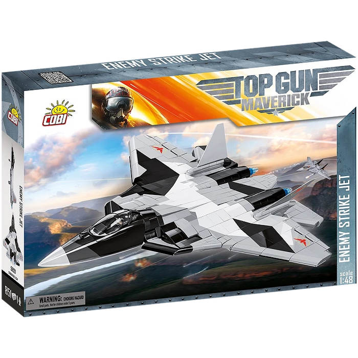 COBI 5921 1/48 Top Gun Maverick Enemy Strike Jet Model Set (851 Pieces)