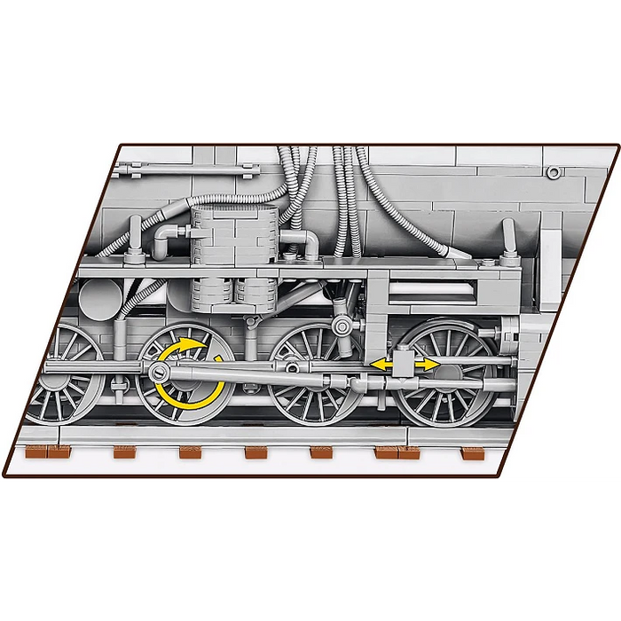 COBI 6281 1/35 Kriegslokomotive Baureihe 52 Steam Locomotive (2400+ Pieces)