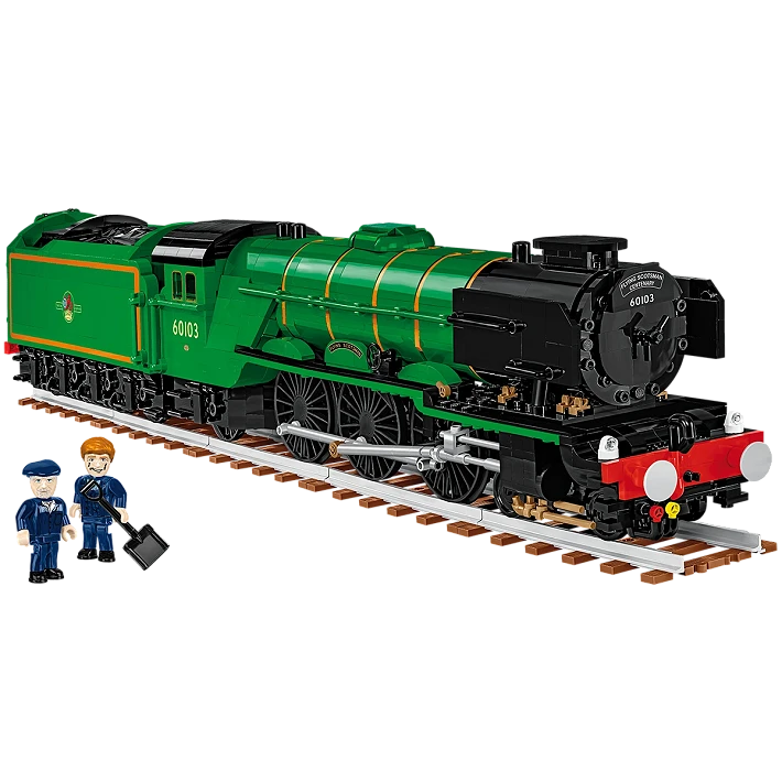 COBI 6292 1/35 Flying Scotsman British Steam Locomotive Block Model Set (2,677 Pieces)