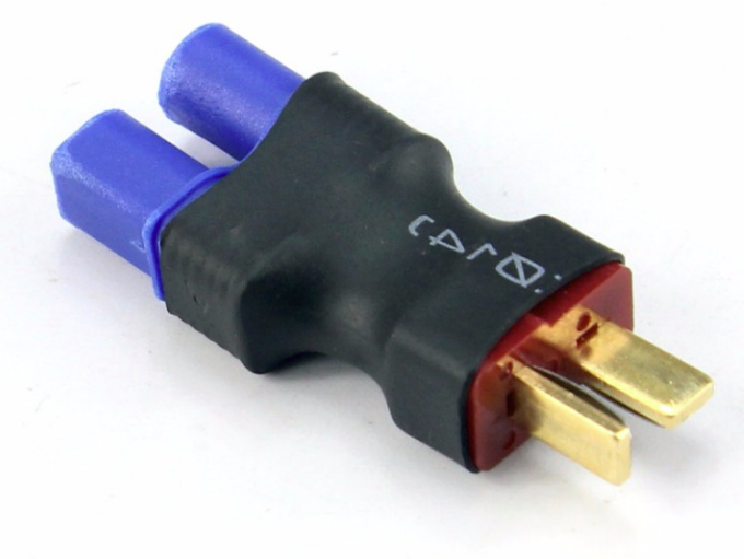 Common Sense RC Female EC3 to Male T-Type (Deans) Compact Adapter