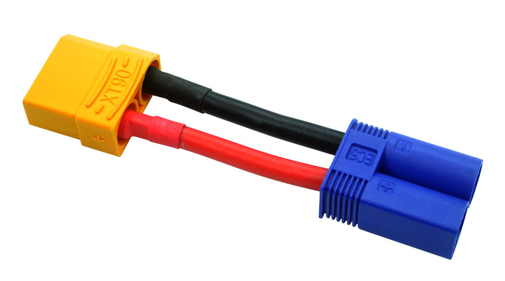 Common Sense RC XT90F2EC5M XT90 Female to EC5 Male Adapter