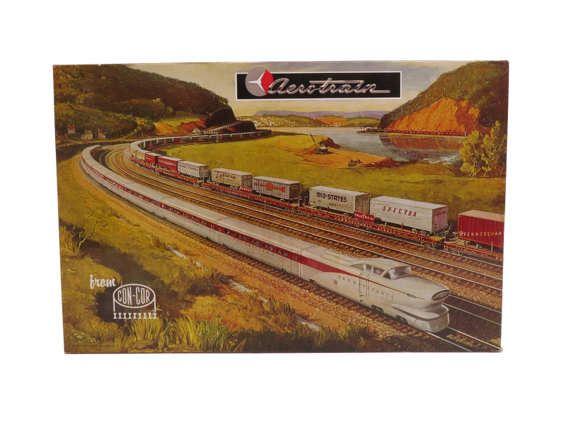 Con-Cor 01-008742 HO Scale PRR Pennsy AeroTrain Set - NOS