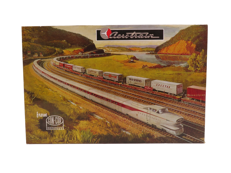 Con-Cor 01-008742 HO Scale PRR Pennsy AeroTrain Set - NOS