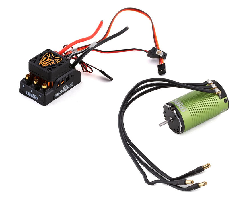 Castle Creations 010-0166-13 Copperhead 10 ESC, 1412-3200KV Sensored 5mm Motor Combo