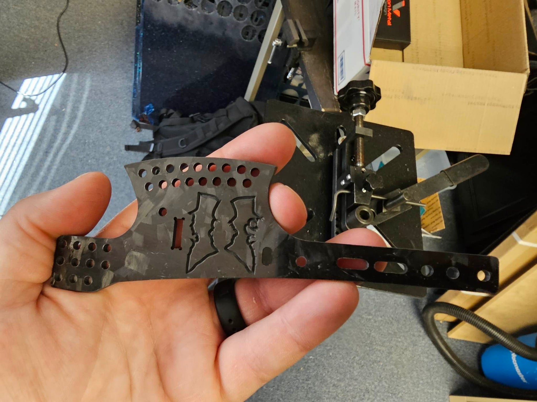 Corrupt Carbon Jekyll And Hyde Red Revamp Chassis Kit — White Rose Hobbies