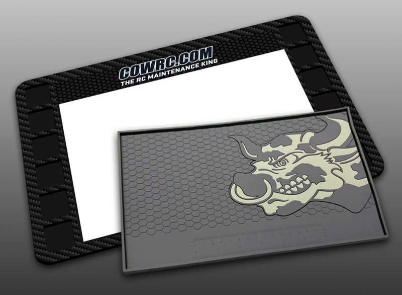 COW RC 12"x16" Screw Catcher Carbon Series Solder Mat Combo