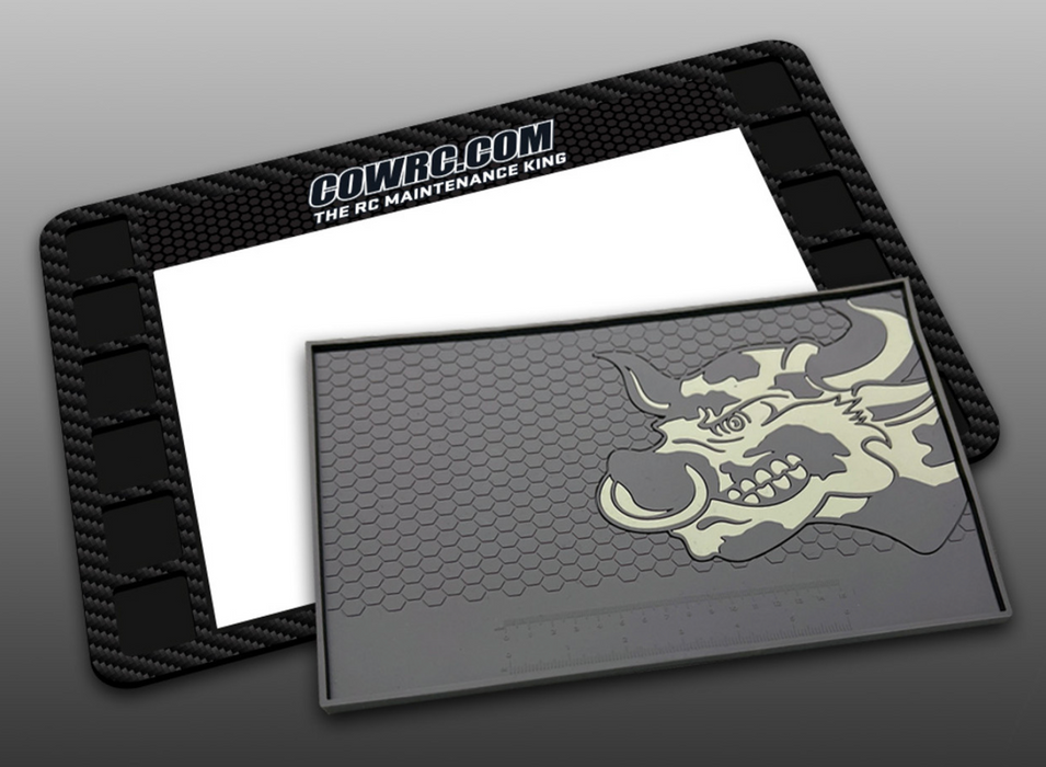 COW RC 12"x16" Screw Catcher Carbon Series Solder Mat Combo