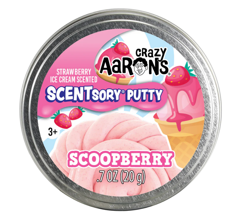 Crazy Aaron's Scoopberry SCENTsory Thinking Putty