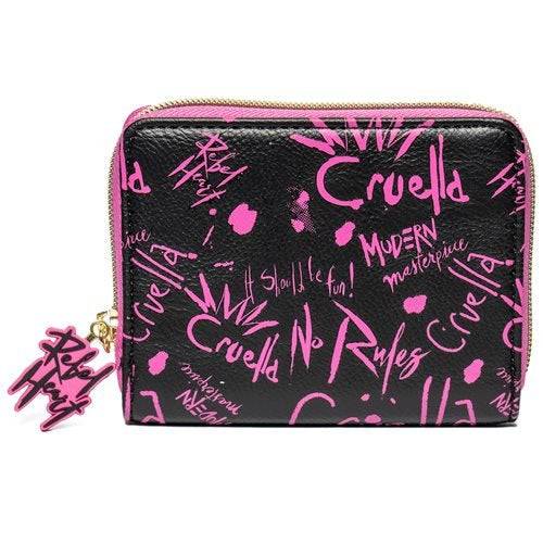 Loungefly Cruella Graffiti Zip-Around Wallet - Entertainment  display picture 1