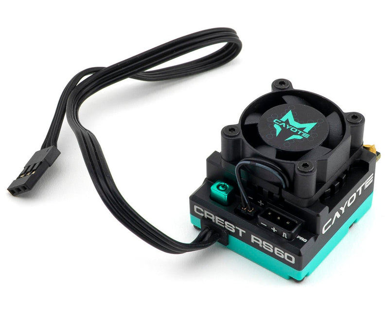 Cayote CYEA11004 Crest RS60 1/10 Stock 60A Sensored Brushless Competition ESC