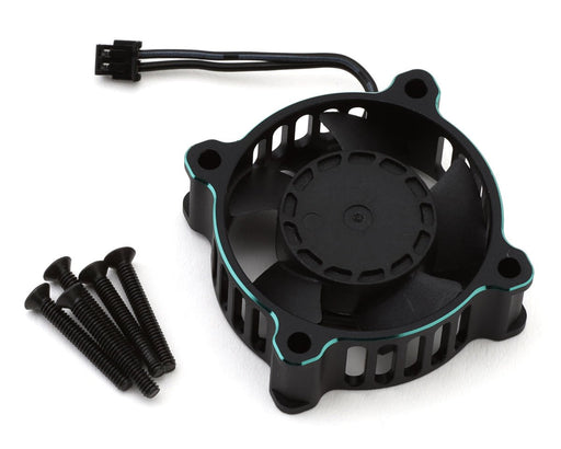Cayote CYEAF0802 Crest 8/8 Evo Aluminum 30x30x10mm ESC Cooling Fan (Black/Aurora Green)