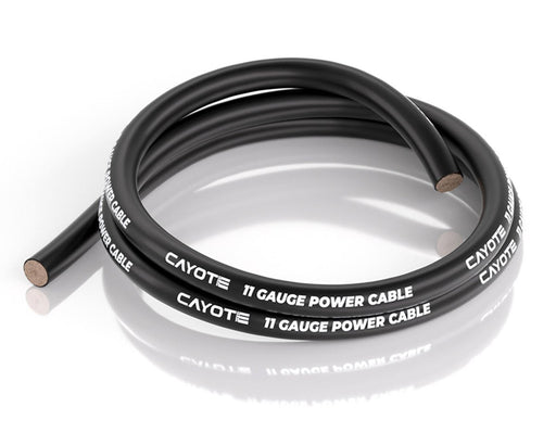 Cayote CYECW05 Black 11AWG Thin-Wall Silicone Wire (1 Meter)