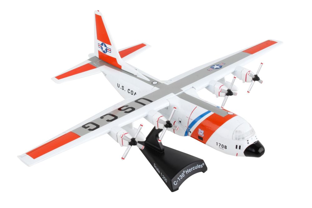 Daron PS5330-5 Postage Stamp 1/200 C-130 Hercules USCG