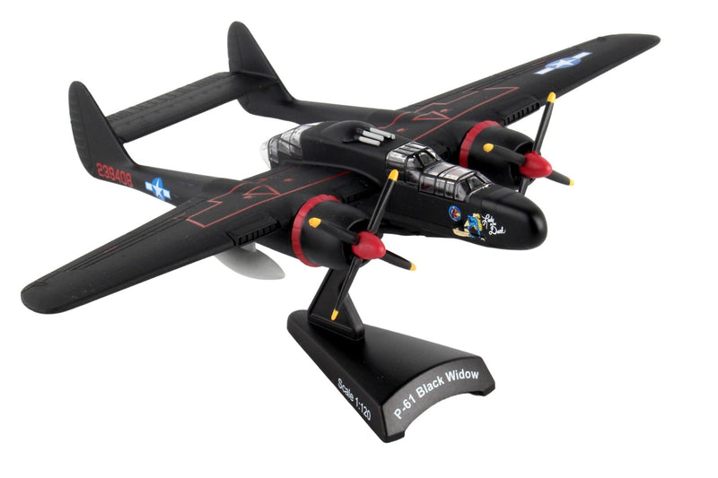DARON PS5334-2 Postage Stamp 1/120 P-61 Black Widow Ladyinthedark Aircraft