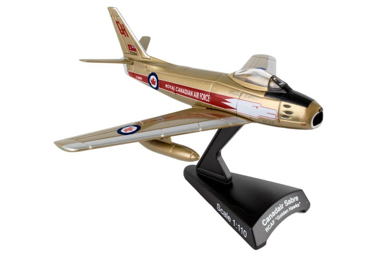 Daron PS5361-4 Postage Stamp 1/110 RCAF Canadair Sabre Golden Hawks