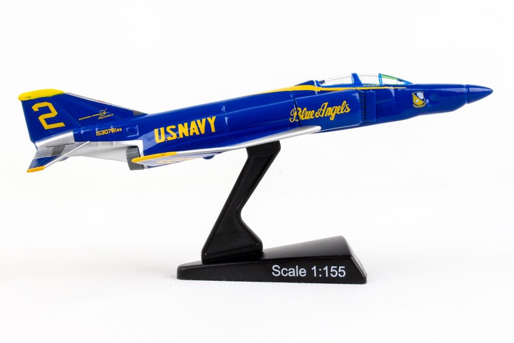 Daron PS5384-5 Postage Stamp 1/155 F4 Phantom II Blue Angels