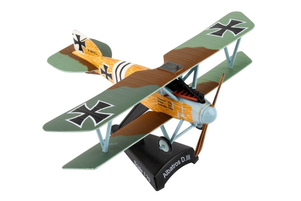 Daron PS5405-1 Postage Stamp 1/70 Albatros DIII Bi-plane Fighter