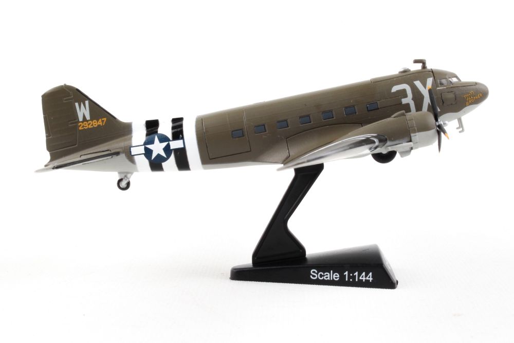 Daron PS5558-4 Postage Stamp 1/144 C-47 Skytrain That's All Brother USAF