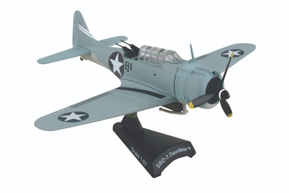 Daron PS5563-2 Postage Stamp 1/87 SBD-3 Dauntless #B1 Richard Best US NAVY