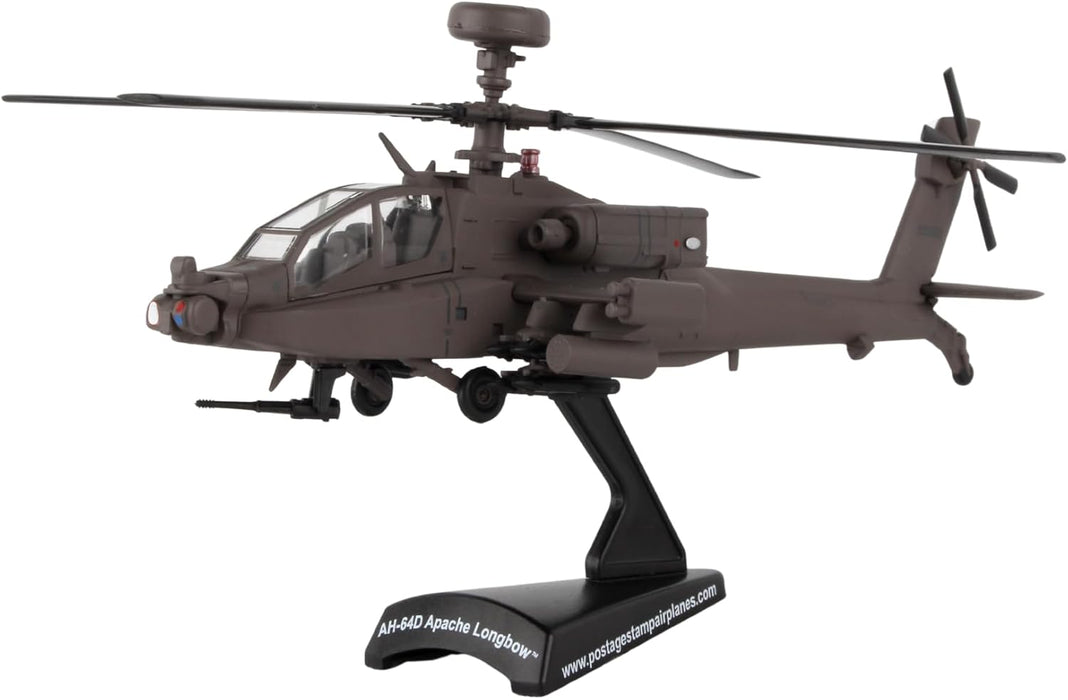Daron PS5600 Postage Stamp 1/100 Ah-64D Apache Longbow US Army Helicopter