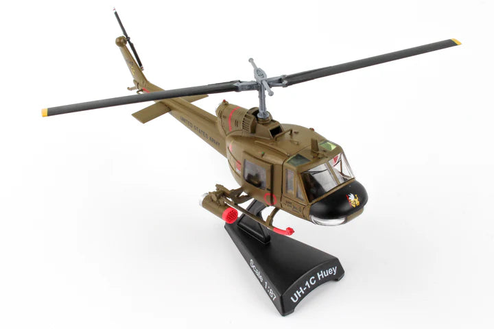 Daron PS5601 Postage Stamp 1/63 Huey Gunship US Army 1st Cavalry Helicopter