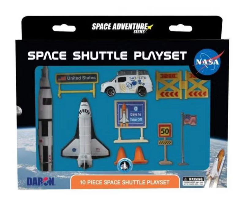 DARON RT-7630 10 Piece NASA Space Shuttle Playset