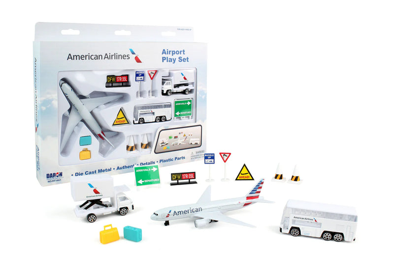 DARON RT1661-1 American Airlines Airport Play Set