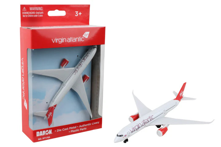 DARON RT1705 Virgin Atlantic Airbus A350 Die Cast Model Plane