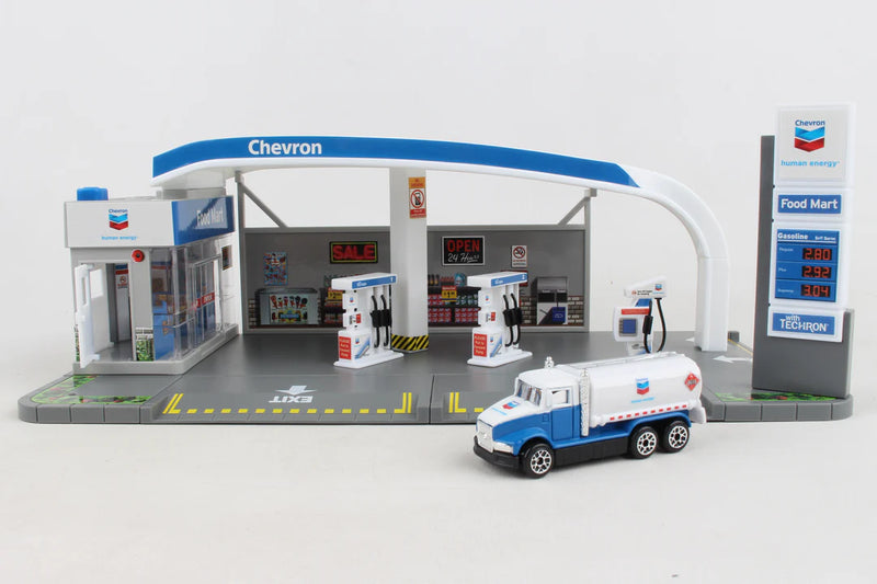 DARON RT187215 Chevron Gas Station Playset