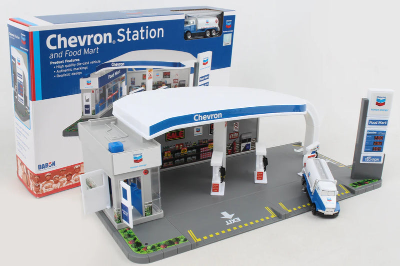 DARON RT187215 Chevron Gas Station Playset