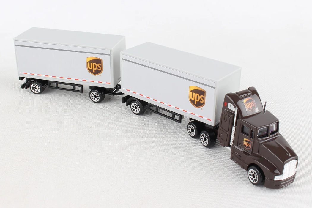 DARON RT4345 UPS Tandem Die Cast Tractor Trailer