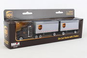 DARON RT4345 UPS Tandem Die Cast Tractor Trailer