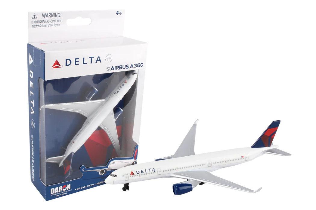 DARON RT4995 DELTA Airlines AIRBUS A350 Die Cast Model Plane