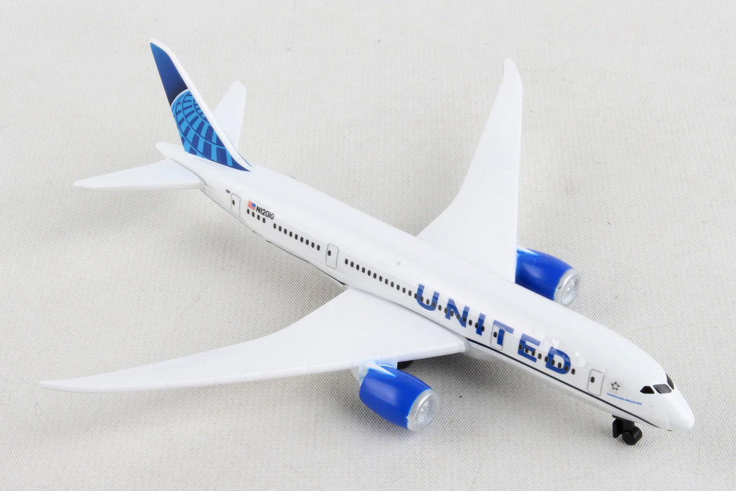 DARON RT6264-2 UNITED Airlines Boeing 787 Die Cast Model Plane