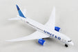 DARON RT6264-2 UNITED Airlines Boeing 787 Die Cast Model Plane