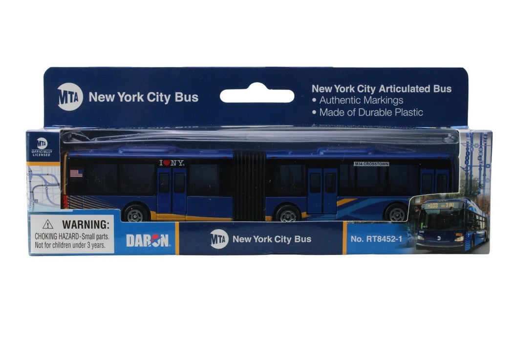 Daron RT8452-1 6" New York City Articulated Bus
