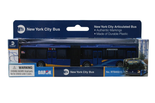 Daron RT8452-1 6" New York City Articulated Bus