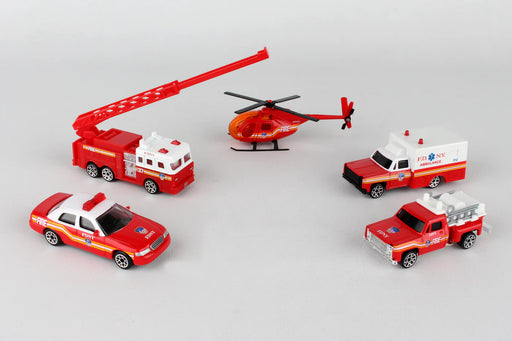 Daron RT8750 Diecast FDNY 5 Vehicle Set