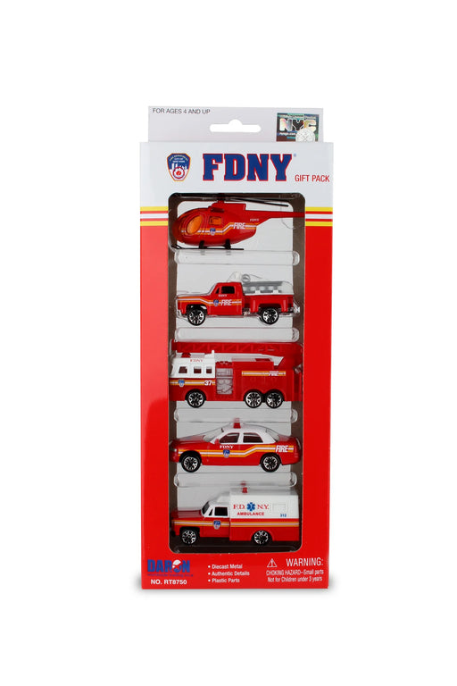 Daron RT8750 Diecast FDNY 5 Vehicle Set