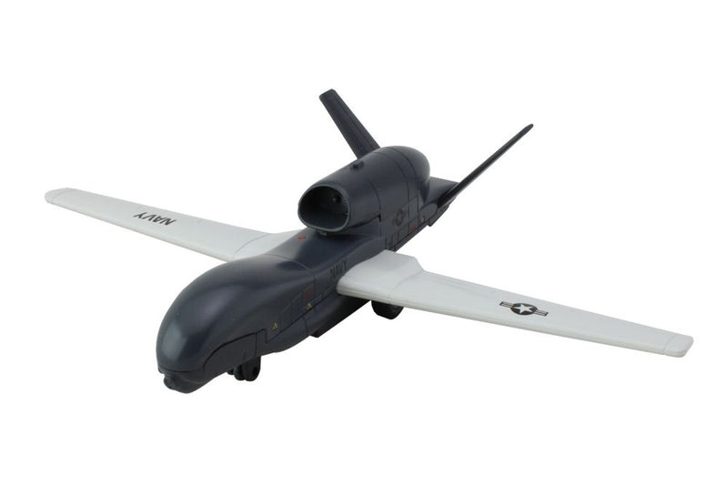 DARON RT9809 RQ-4 Global Hawk Military Drone Pullback Toy Aircraft