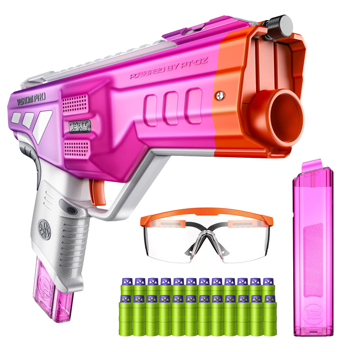 Dart Zone DZN6607 Purple Max Nitroshot+™ Venom Pro™ UV Blaster Set