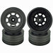 DE Racing DERDS4FB Black Speedway SC Wheels for 2WD Slash Fronts (4 Pack)