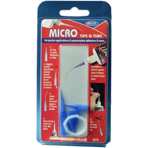 Deluxe Materials AC9 Micro Tips & Tube (6 Pack)