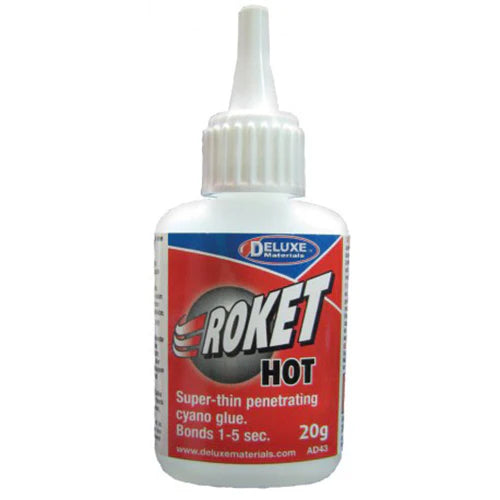 Deluxe Materials AD43 Roket Hot Thin CA Glue 20g