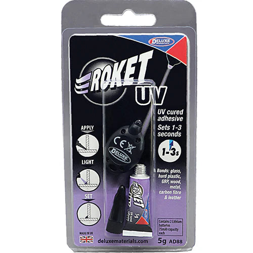 Deluxe Materials AD88 Rocket UV Glue 5g