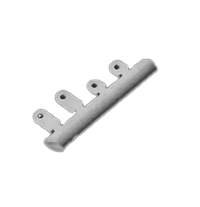Detail Associates LR-1104 HO Scale Lift Ring Tabs - Roof & Side Hood Mount (16 Pack)